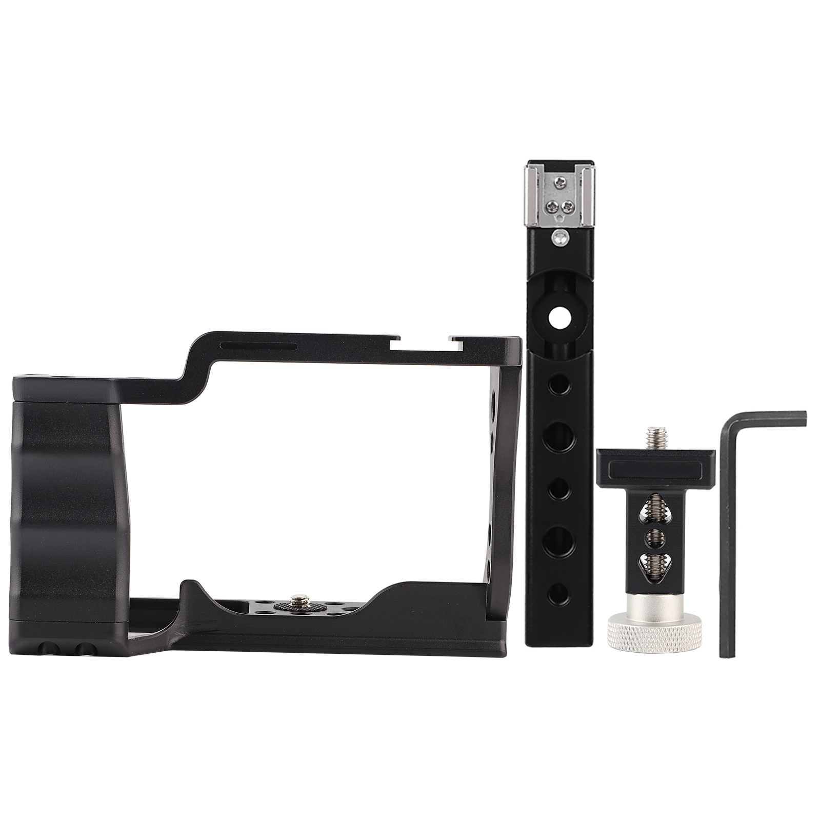 Photography Shooting Aluminium Alloy Camera Cage with Detachable Handle