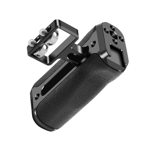 Photography Side Handle Hand Grip Compatibility with Cages Having Double 1/4 Thread Holes and 20mm Side Spacing
