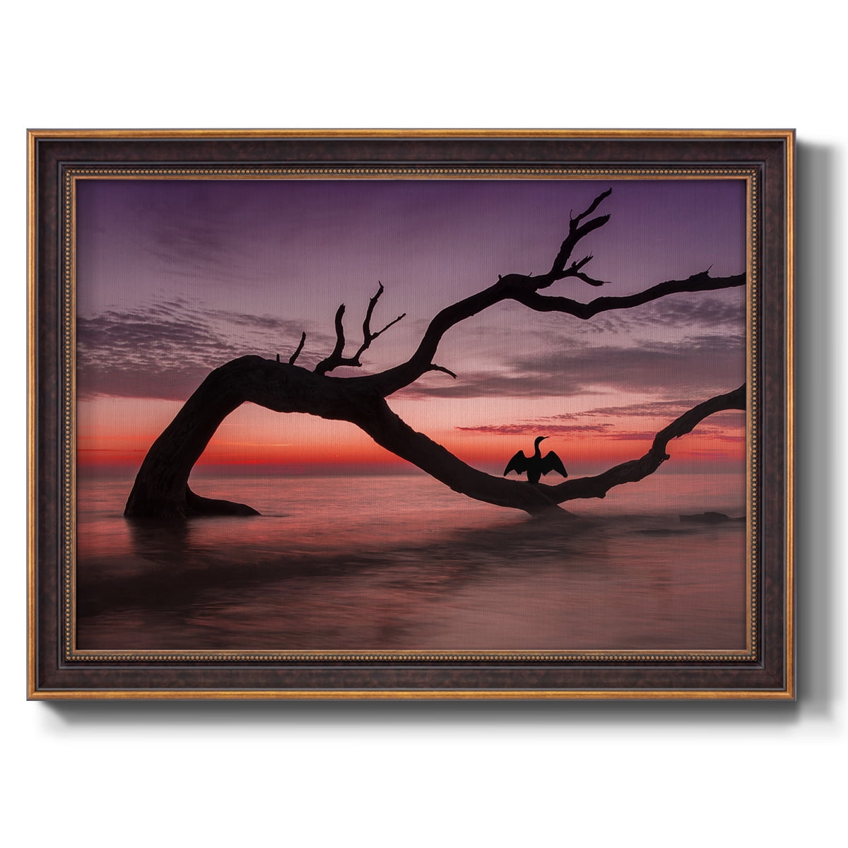 Photography Study Sunset Beach Premium Framed Canvas- Ready to Hang