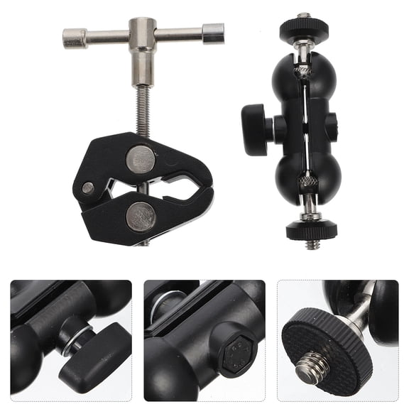 Photography Super Clamp with Non Slip Protection for Rods Hooks and Camera Accessories