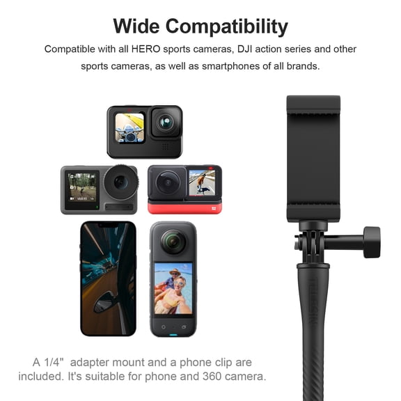 Photography stents,Camera Stand Te--003 20.4in Stand Load With 1/4in 20.4in Stand Camera 1/4in Camera Arm Load With Buzhi Cell Stand With Qisuo Bortt Stand Portable And Compatible
