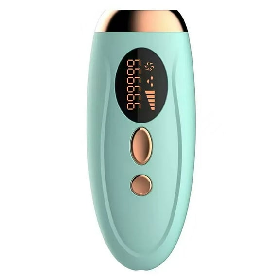 Photon Hair Removal Device – 92% Hair Reduction in 8-12 Weeks, Skin Tone Recognition,  Green, Complete Kit with Razor & Sunglasses