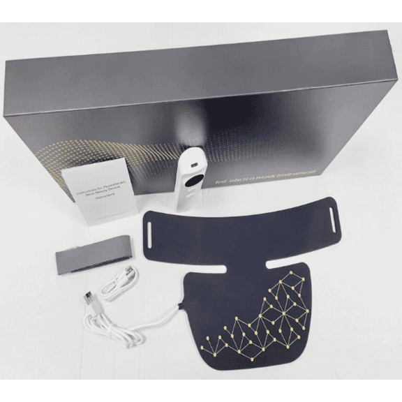 Photon Neck Beauty Device with LED & Infrared Light - Anti-Wrinkle Neck Massager for Skin Rejuvenation