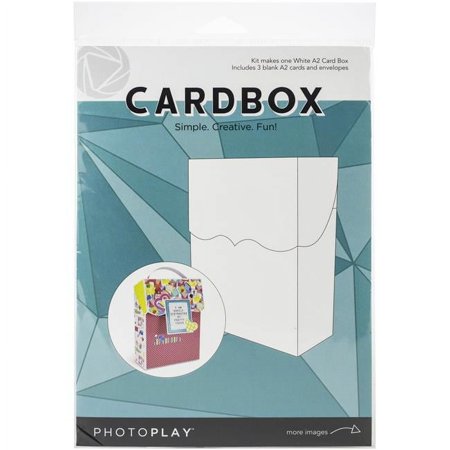 Photoplay Paper PPP9453 Photoplay A2 Cardbox with 3 Cards & Envelopes - White
