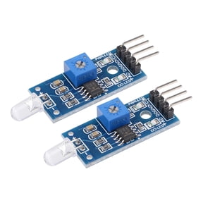Photosensitive Diode Sensor, Light Detection Photodiode Module with Digital and Analog Output for Arduino Smart Car 2pcs