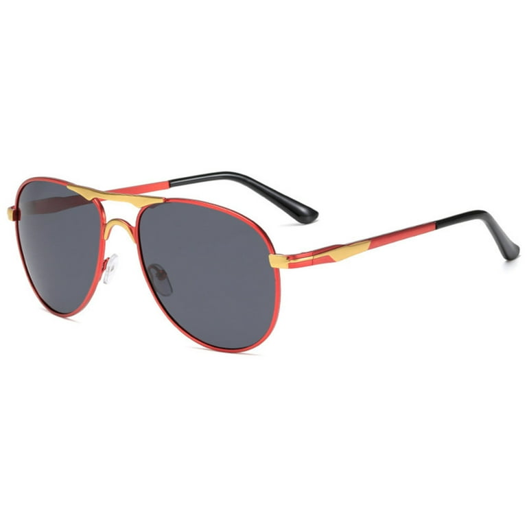 Photosensitive Polarized Sunglasses for Men Anti-Glare Vintage Driving  Glasses Black Grey Polarized Photochromic 