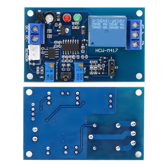 Photosensitive Relay Module 12V DC Light Controlled Delay Adjustable Switch Brightness Sensor Board for Electronic DIY (2.8 x 2.0 x 0.8 in / 7.0 x 5.0 x 2.0 cm)