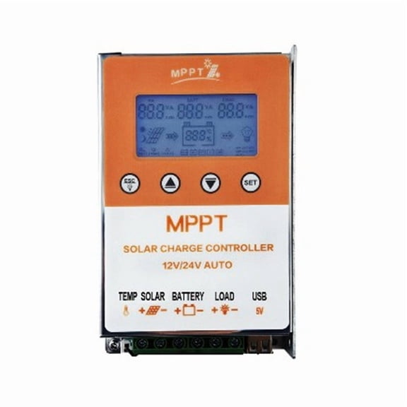 Photovoltaic MPPT Solar Controller with Backlight Display 12V 11.1V Solar Charging Controller 10A