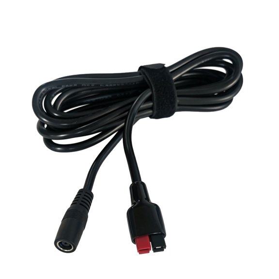 Photovoltaic Power Conversion Cable 14AWG with 45A and DC7909 Female Ends, Tinned Conductors, and Black PVC Cable Sheath