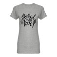 thumbnail image 1 of Phrase Baked With Love Shaped T-Shirt Women -Image by Shutterstock, Female XX-Large, 1 of 2