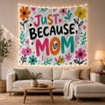 thumbnail image 1 of Phrase Just Because With Word Just Written Stroke, Mystical Fantasy for Space Lovers, Galaxy Room Decor, Valentine's Day Gift, Tapestry Wall Hanging for Bedroom and Dorm, 1 of 7