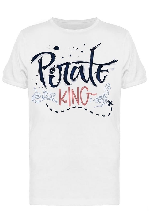 Phrase Pirate King T-Shirt Men -Image by Shutterstock, Male x-Large