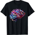 thumbnail image 1 of Phsychedelic Art Tie Dye Human Brain Cool Neurologist Gift T-Shirt, 1 of 4