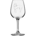 thumbnail image 1 of Phu Quoc Ridgeback Dog Themed Etched 12.75oz Libbey Wine Glass, 1 of 1