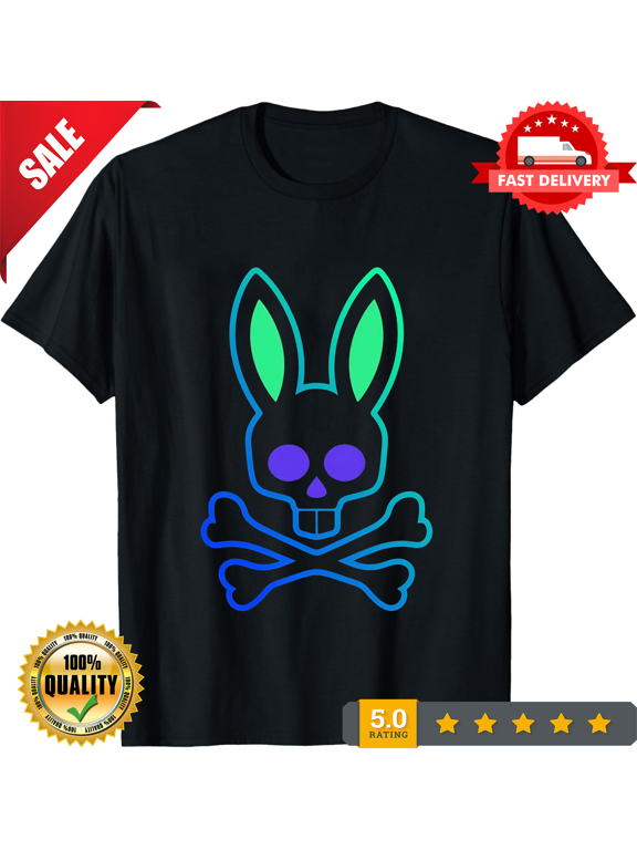 Phycho Bunny Vibrant Graphic Men's Women's Unisex T-shirt S-5XL, NEW INSTOCK-TH65381