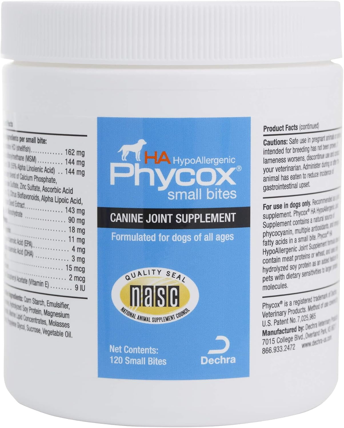 Phycox H/A Small Bites  (120ct)