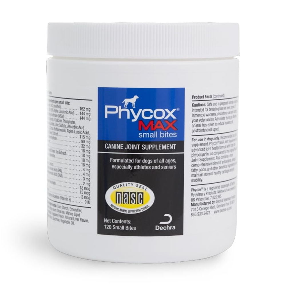 Phycox Max Canine Small Bites  120 ct