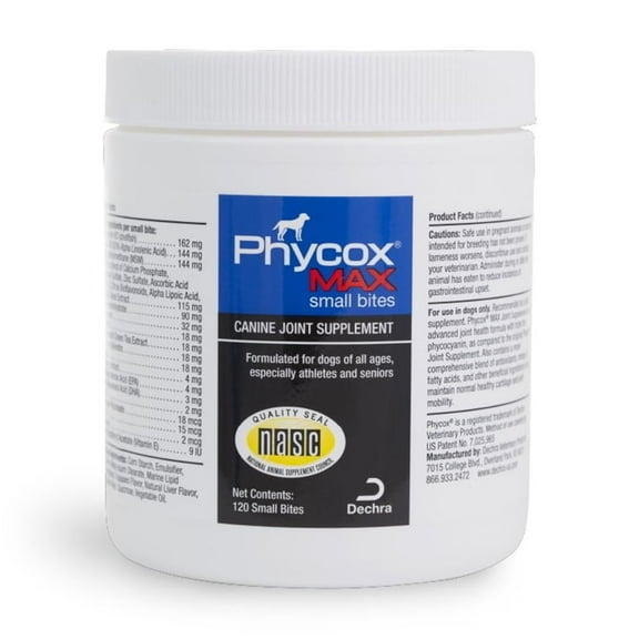 Phycox Max Canine Small Bites 120 ct