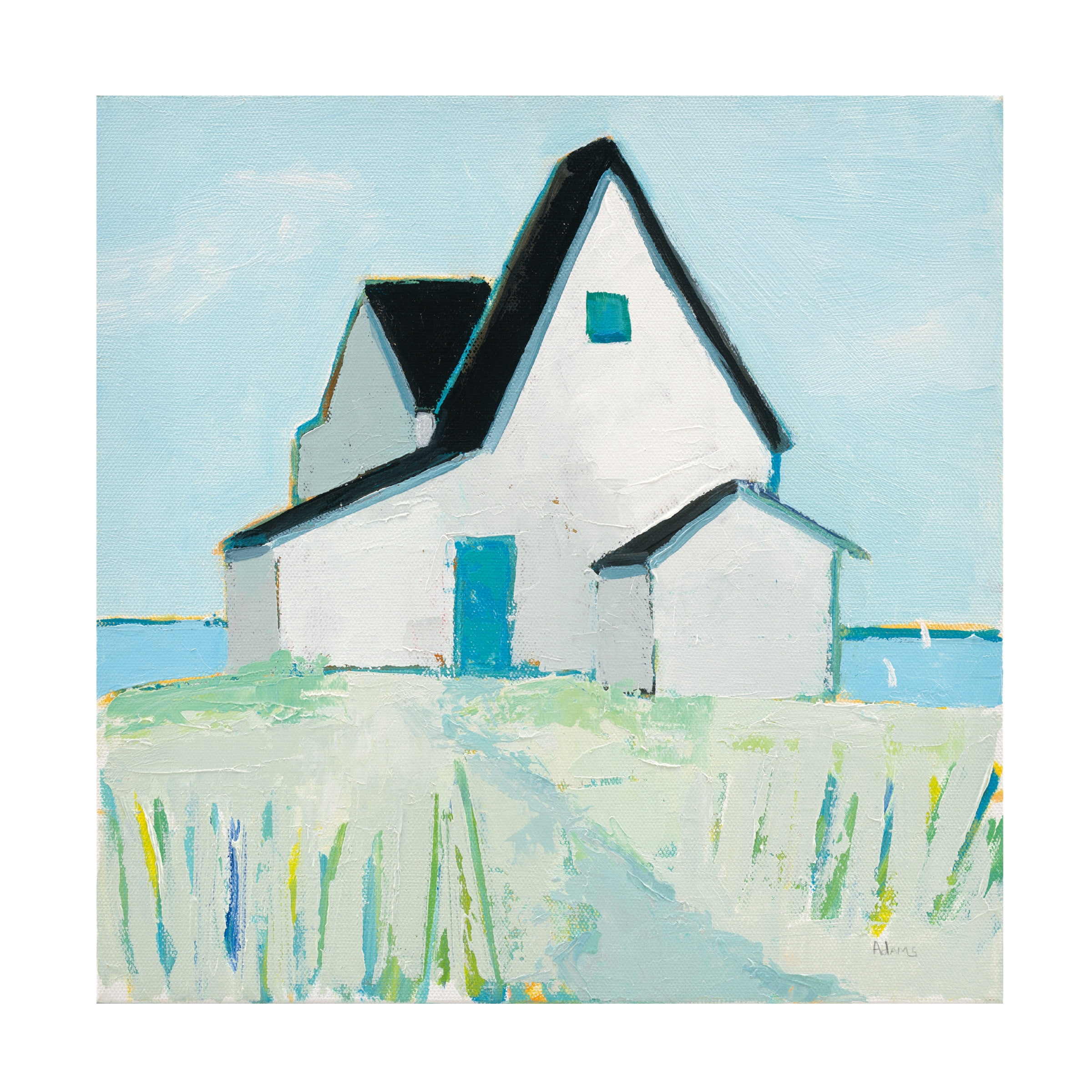 Phyllis Adams 'By the Waters Edge' Canvas Art