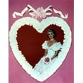 thumbnail image 1 of Phyllis Davis in Wedding Gown Heart Frame Photo Print (24 x 30), 1 of 1
