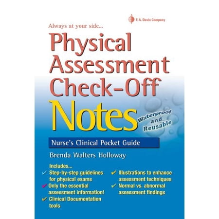 Pre-Owned Physical Assessment Check-Off Notes (Nurse's Clinical Pocket Guides) Paperback