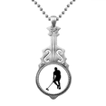 thumbnail image 1 of Physical Education Hockey Sports Running Pendant Jewelry Music Guitar Torque Hangtag, 1 of 4