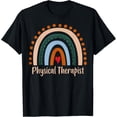thumbnail image 1 of Physical Therapist Boho Rainbow Back To School Appreciation T-Shirt, 1 of 4