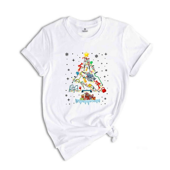 Physical Therapist Christmas Tree Shirt, Christmas PTA Shirt, Physical Therapy Assistant Tee, Christmas Crew Shirt