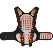 Physical Therapy Back Brace Posture Corrector for Seniors Men & Women Self-Heating 108pcs Magnets Full Back Lumbar Support Belt Shirts Vest Pain Relief for The Elderly, Black, XL/X-Large
