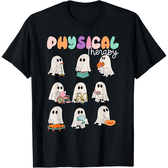 Physical Therapy Boo Crew Physical Therapist Halloween T-Shirt