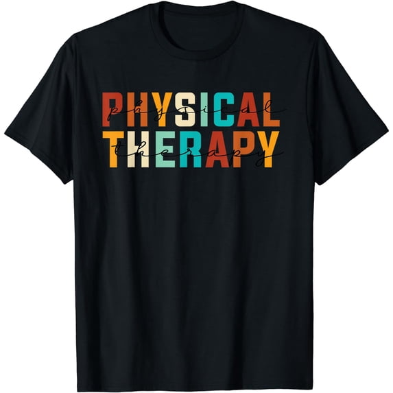 Physical Therapy Funny PT Physical Therapist Vintage Groovy T-Shirt
