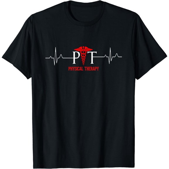 Physical Therapy Heartbeat Shirt Gift For Physical Therapist T-Shirt