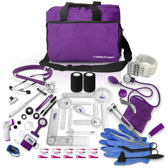 Physical Therapy Home Health Aide Kit with Home Health Call Bag - for Nurses, Home Health Aides, Physical Therapy, Patient Care