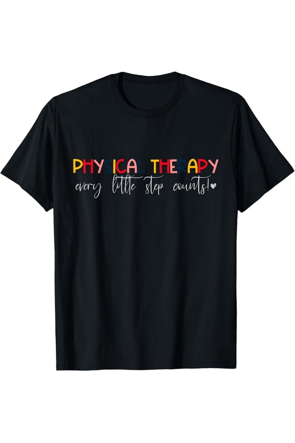 Physical Therapy , PT PTA, Pediatric Physical Therapist T-ShirtMen and women, Black T-shirt, size: Extra large