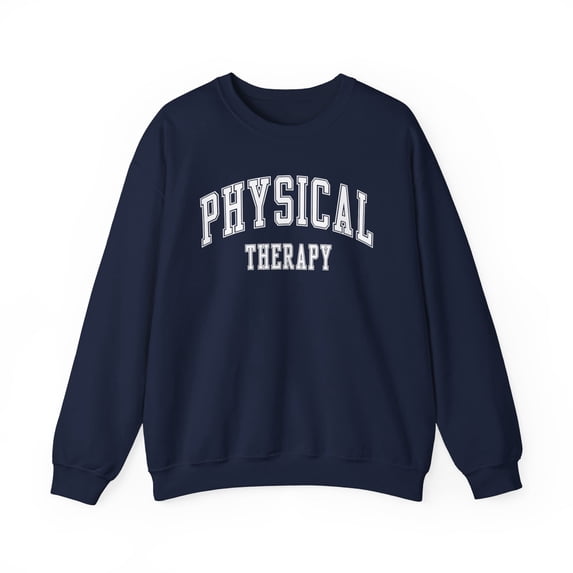 Physical Therapy Therapist PT Sweatshirt Gifts Crew Neck Shirt Long Sleeve