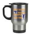 thumbnail image 1 of Physical Therapy Travel Mug - If At First - Therapists Gifts -14 Oz Stainless Steel Coffee Cup, 1 of 4