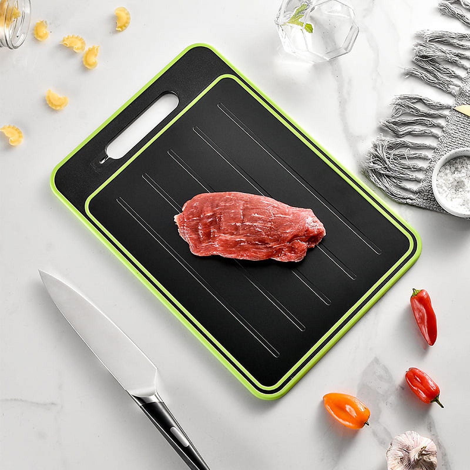 Physical thawing aluminum alloy spray paint doublesided cutting board