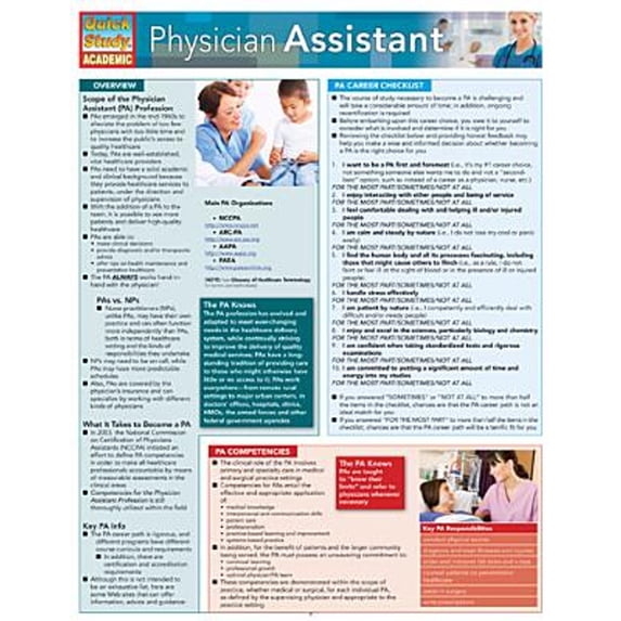 Pre-Owned Physician Assistant (Hardcover 9781423208938) by BarCharts Inc