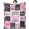 thumbnail image 1 of Physician Assistant Gifts, Physicians Assistant Gifts for Women, PA Week Gift Throw Blankets 60" x 50", PA Gifts for Women, Physician Assistant Graduation Gifts, Gifts for Physician Assistant, 1 of 5