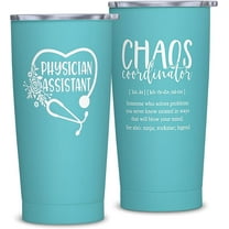 Physician Assistant Gifts for Women - Gifts for PA On National Physician Assistant Day/PA Week - Birthday/Christmas Gift for PA - Physicians Assistant Graduation Gift, 20 oz Stainless Steel Tumbler