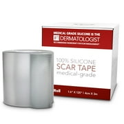 Physician Formulated Silicone Scar Sheets - Advanced Crosspolymer Medical Grade Silicone Scar Tape for Surgery, C Section, Keloids & Hypertrophic Scars - Silicone Tape For Scars - Scar Patches