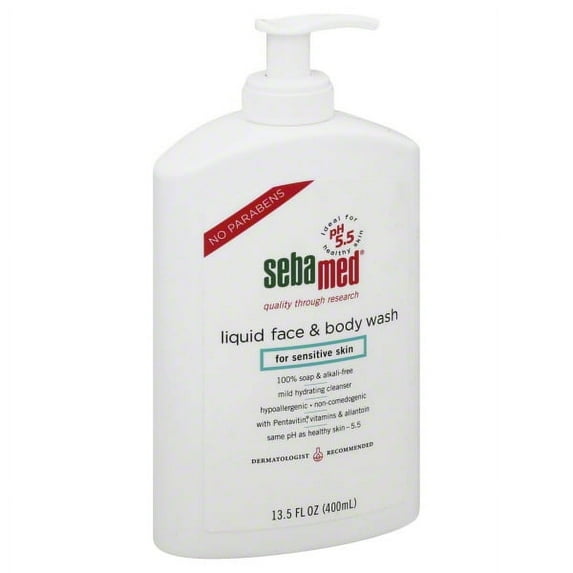 Sebamed Liquid Face & Body Wash for Sensitive Skin 13.50 oz