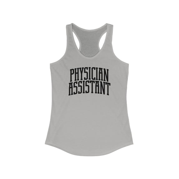Physician assistant PA Graduation Tank Top Gifts Shirt Womens Sleeveless