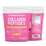 Physician's CHOICE Collagen Peptides Powder (Hydrolyzed Protein - Type I & III) w/Digestive Enzymes - Keto Collagen Powder for Women & Men - Hair, Skin, Joints, Workout Recovery - Grass Fed - Vanilla