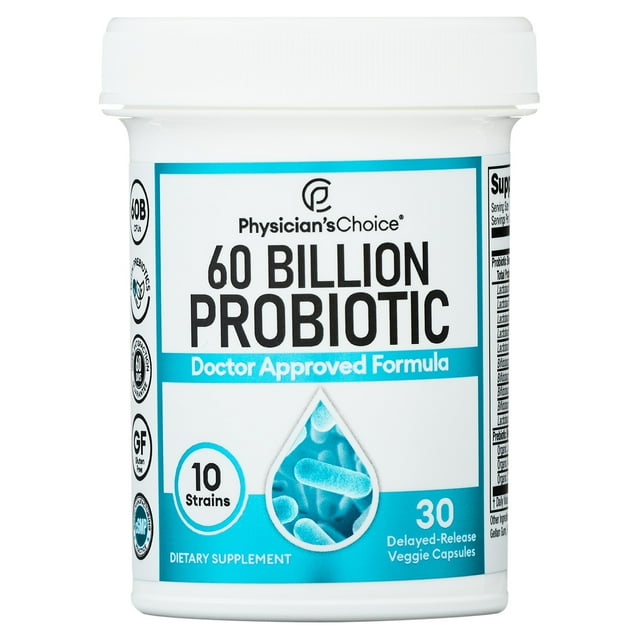 Physician’s Choice 60 Billion Probiotic for Women and Men, 30 Count