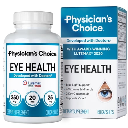 Physician's Choice Eye Health Areds2 Based Formula, 60 Veggie Capsules