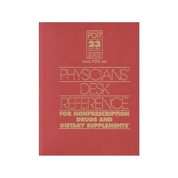 Pre-Owned Physician's Desk Reference 2002 for Nonprescription Drugs and Dietary Supplements (PHYSICIANS' DESK REFERENCE (PDR) FOR NONPRESCRIPTION DRUGS AND DIE... (Hardcover) 1563634171 9781563634178