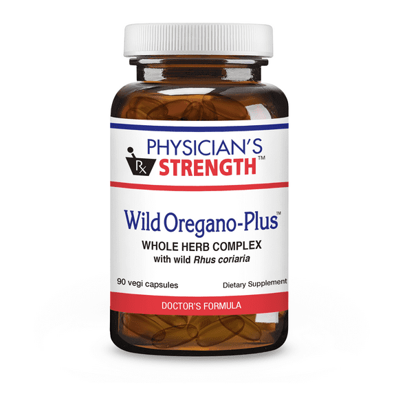 Physician’s Strength™ Wild Oregano-Plus™, 90 Vegetarian Capsules – All-Natural Dietary Supplement for Adults – Made with