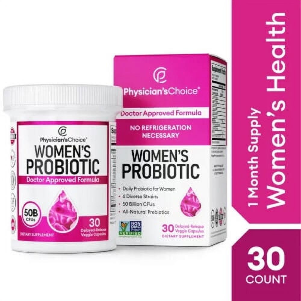 Physicians Choice Womens Probiotic with Prebiotic and Cranberry Fruit