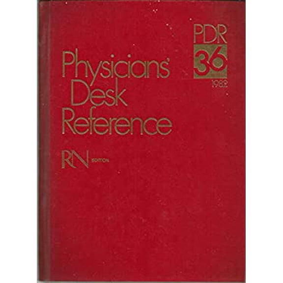Pre-Owned Physicians' Desk Reference: 36th Edition, 1982 (Hardcover) 0874898501 9780874898507